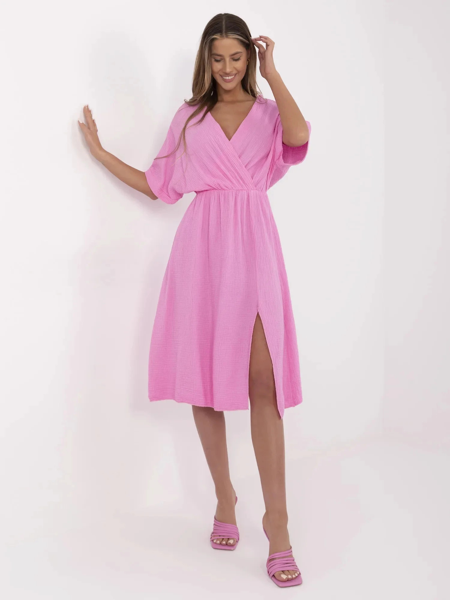 Dámské šaty MI SK 121008.84 Růžová - FPrice růžová one size (obrázek 7)