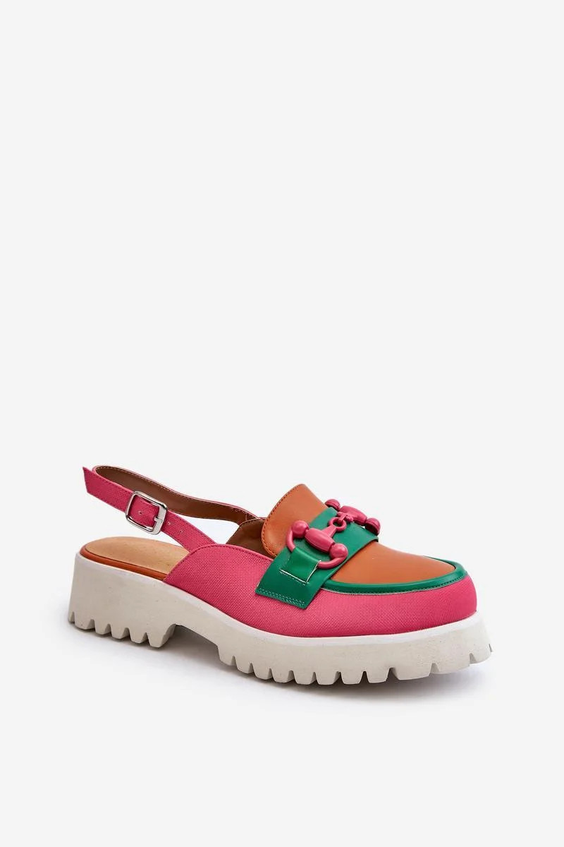 Dámské sandály MR38-656 růžovo-oranž-zelené - Step in style 41 (obrázek 3)