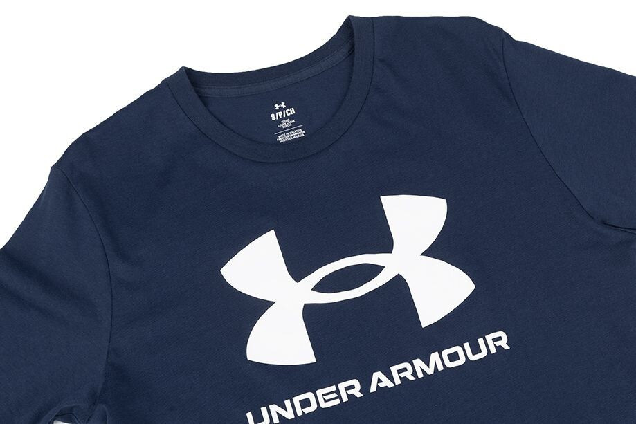 Pánské tričko 1382883 408 Tmavě modrá vzor - Under Armour tmavě modrá s bílou 3XL (obrázek 3)