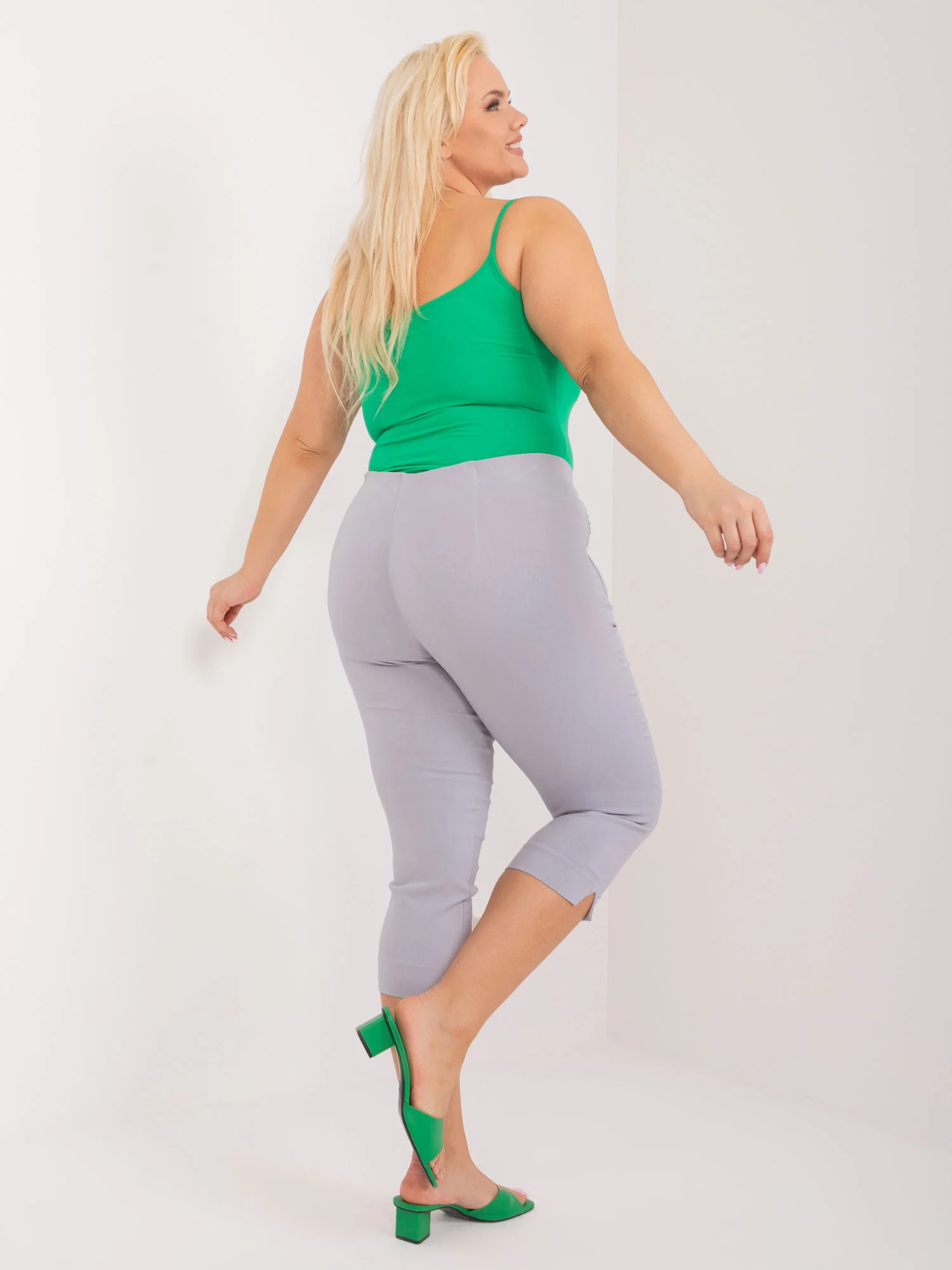 Dámske nohavice1863.83 svetlo šedá - FPrice 50