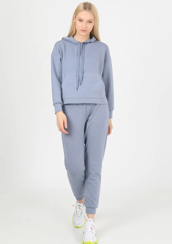 Dámské tepláky WJFJG02-COMFY Světle modrá - John Frank světle modrá M