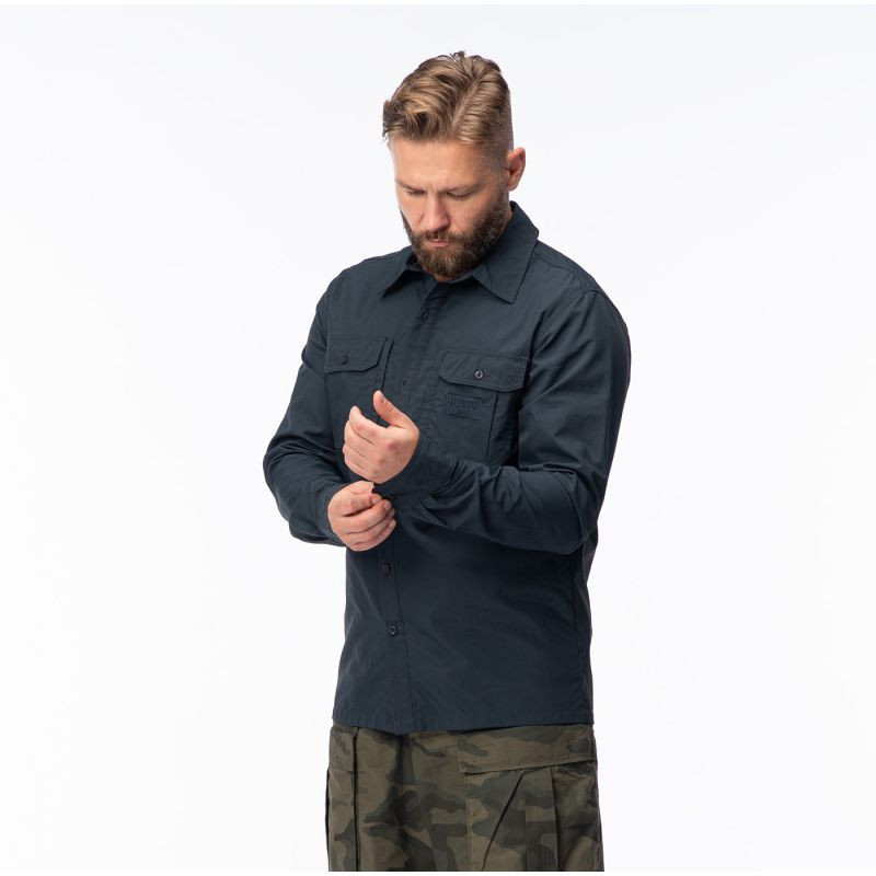 Pánská košile Defender M 92800499780 Černá - Magnum černá 3XL (obrázek 4)