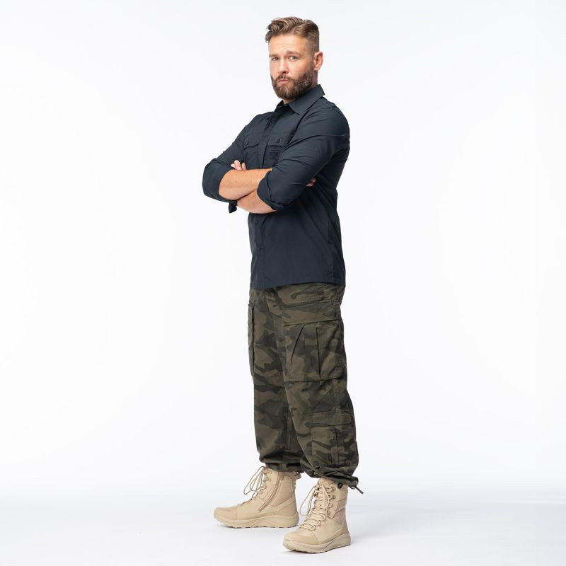 Pánská košile Defender M 92800499780 Černá - Magnum černá 3XL (obrázek 11)