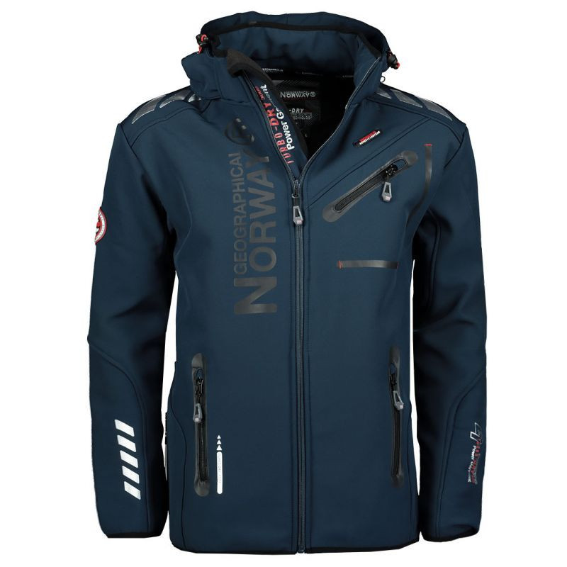 Geographical Norway Softshellová bunda Royaute GTX 068 M WY2005H/GN-Navy / Black 7XL