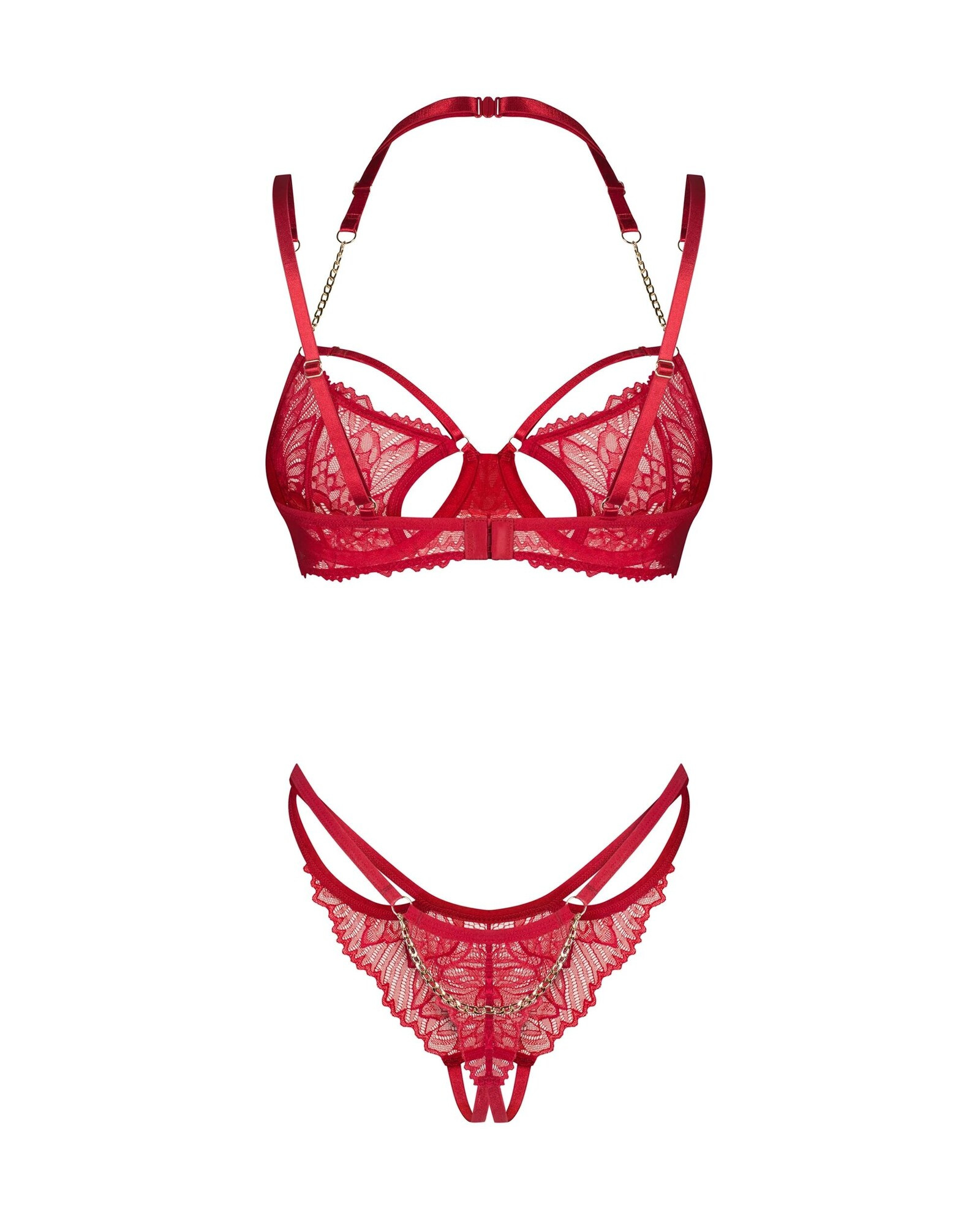 Dámský svůdný set Matildea červený - Obsessive S/M