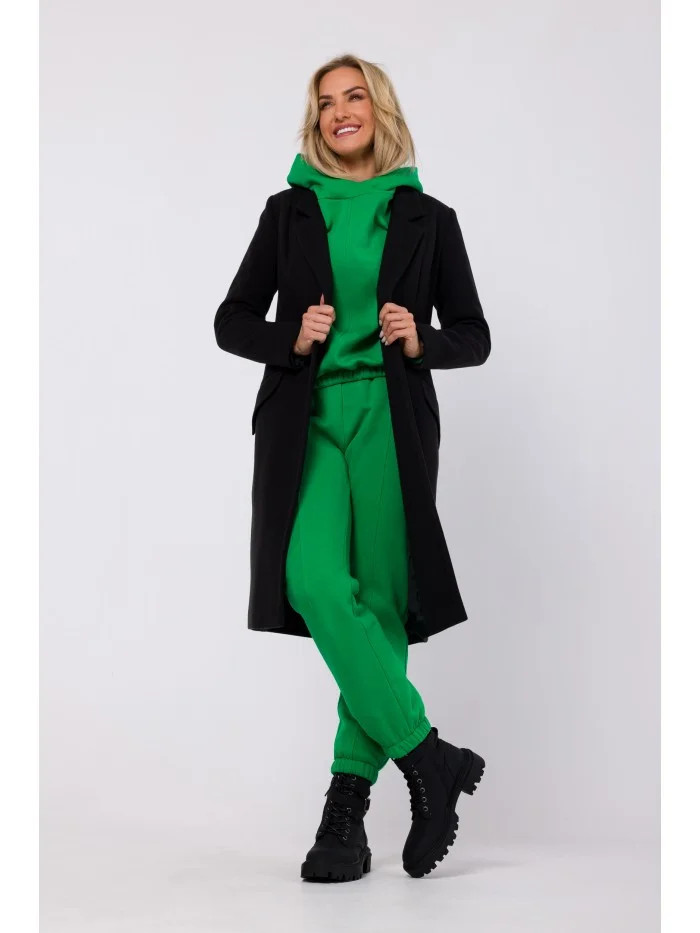 Dámsky kabát M758 Black - MOE XL černá