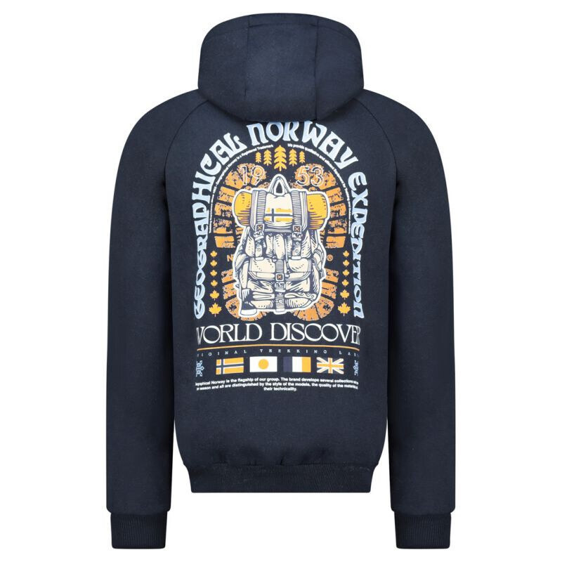 Pánská mikina WZ3016H/GN Šedá melanž s potiskem - Geographical Norway šedá melange 2XL (obrázek 5)