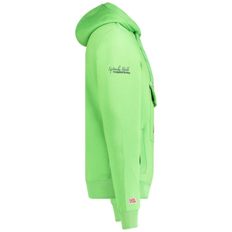 Unisex mikina WW4181H/GN Zelená vzor - Geographical Norway zelená vzor S (obrázek 5)