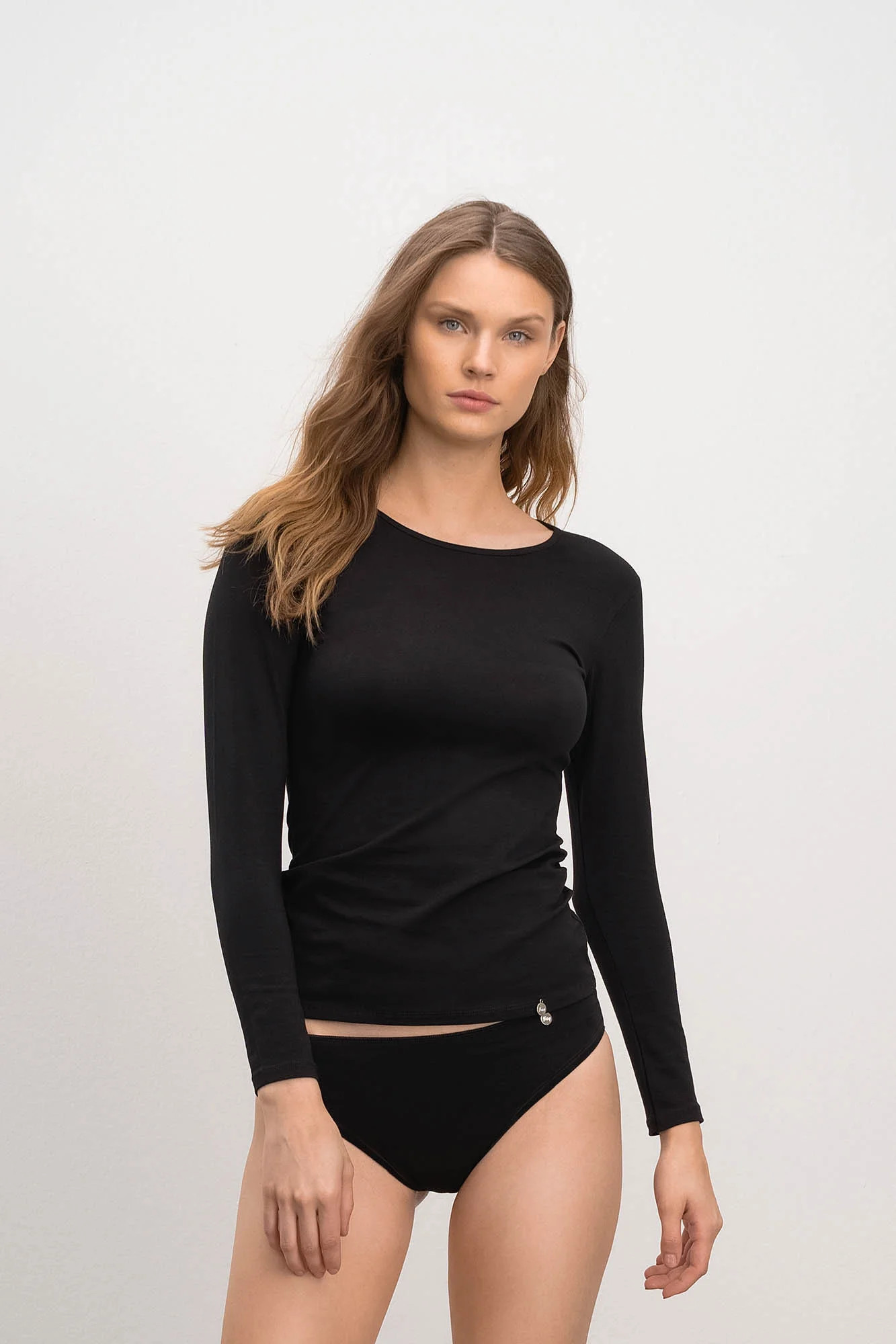 Vamp - Dámské triko s dlouhým rukávem 21921 - Vamp black xl