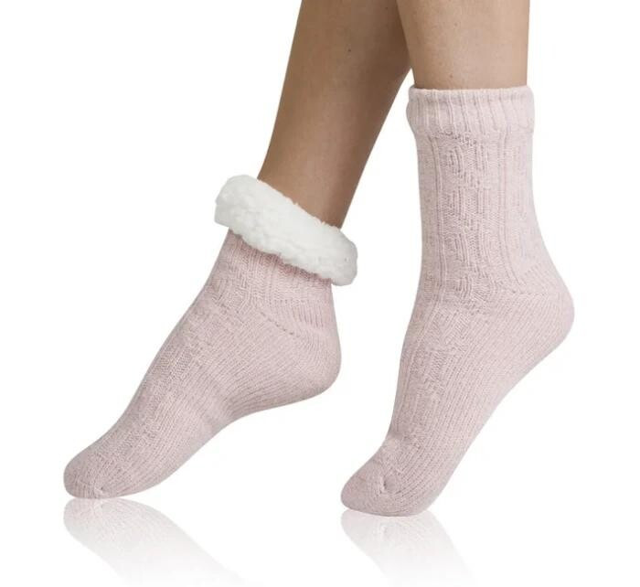Extrémne teplé ponožky EXTRA WARM Ponožky Powder Pink - BELLINDA 40-41 pudrovo-růžová