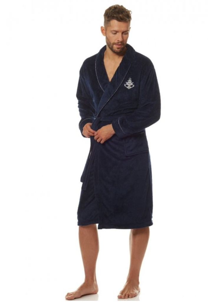 Pánsky župan Marine 2114 - L&L XL tmavě modrá