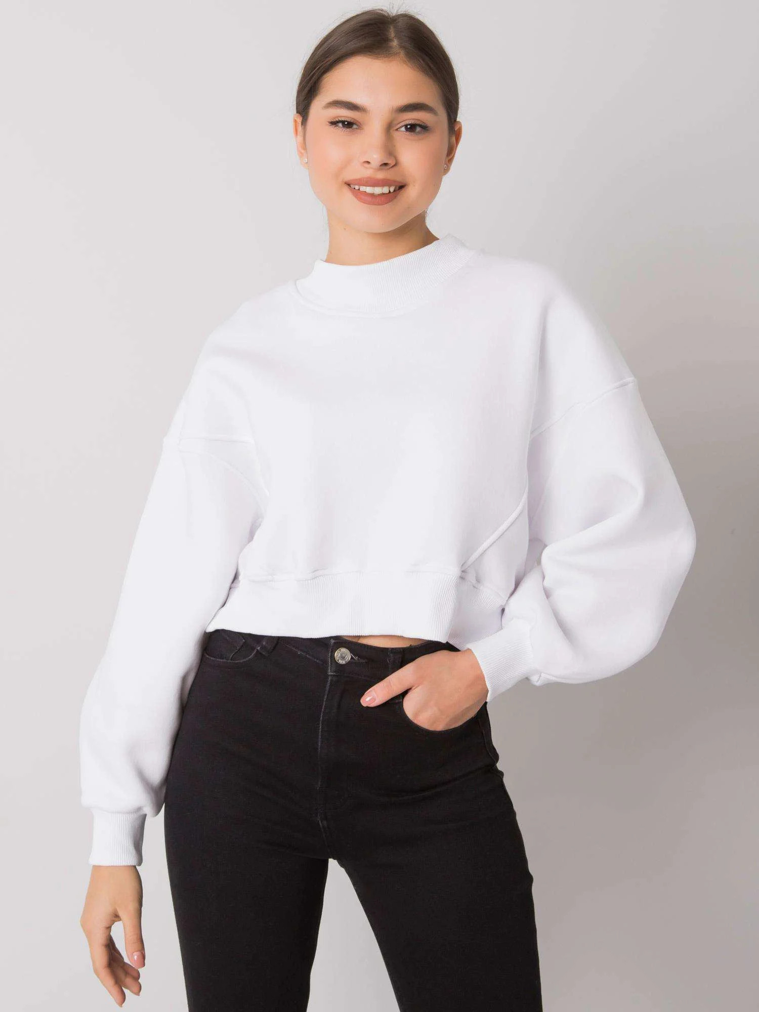 Dámska mikina RV BL 6992.69 White - FPrice M bílá