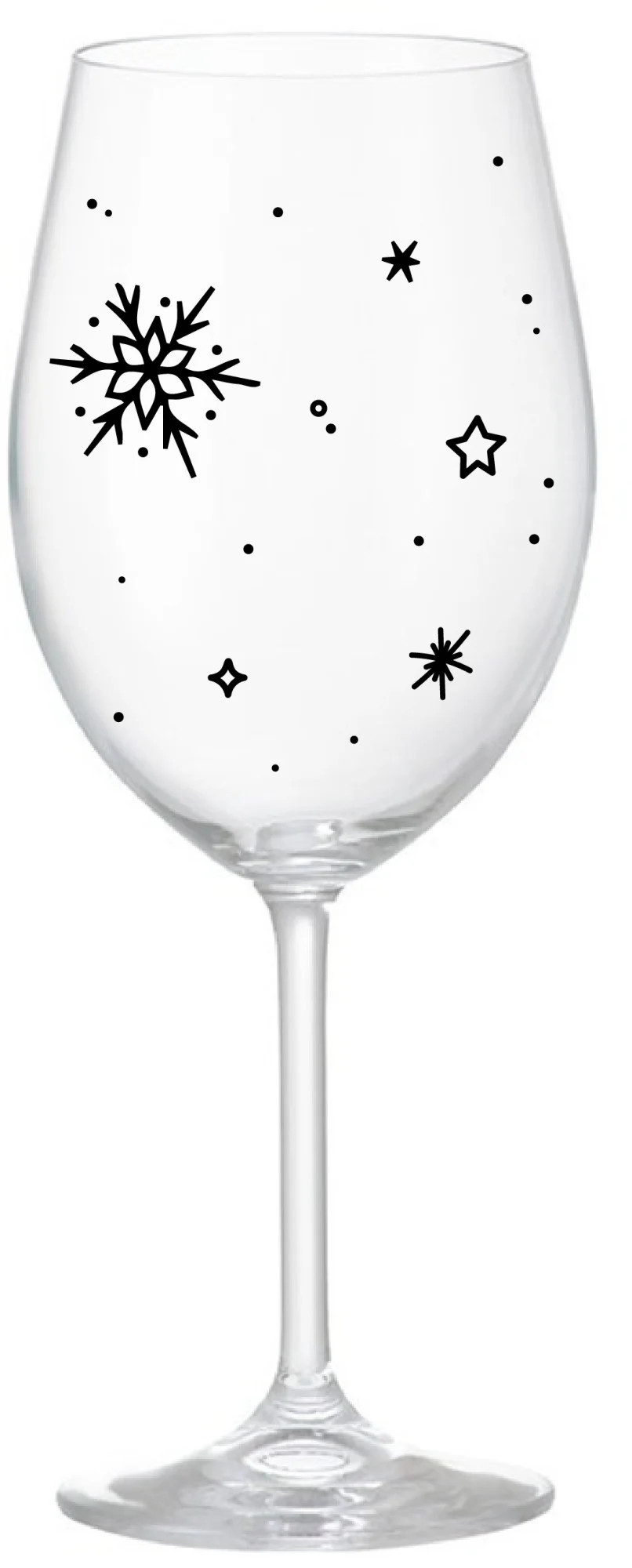 ZIMĚNKA - číry pohár na víno 350 ml