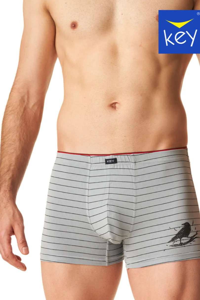 Pánske boxerky MXH 400 XXL šedá vzor