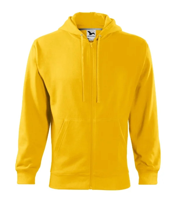 Trendy Zipper mikina pánská žlutá - Malfini XL (obrázek 3)