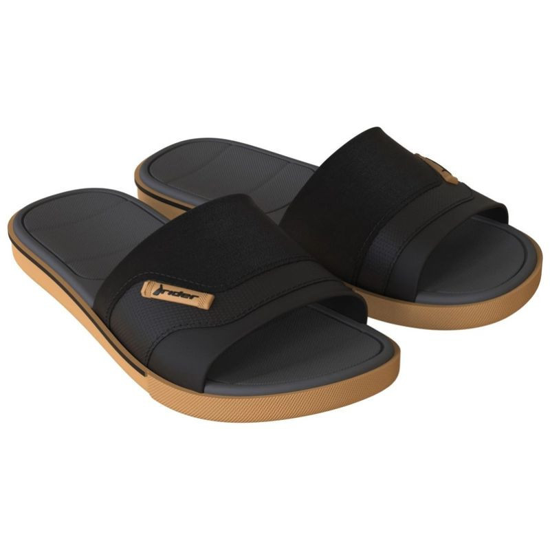 Unisex Žabky Rider Spin M 11795 BI021 Černá s hnědou - Rider černá s hnědou 42 (obrázek 3)