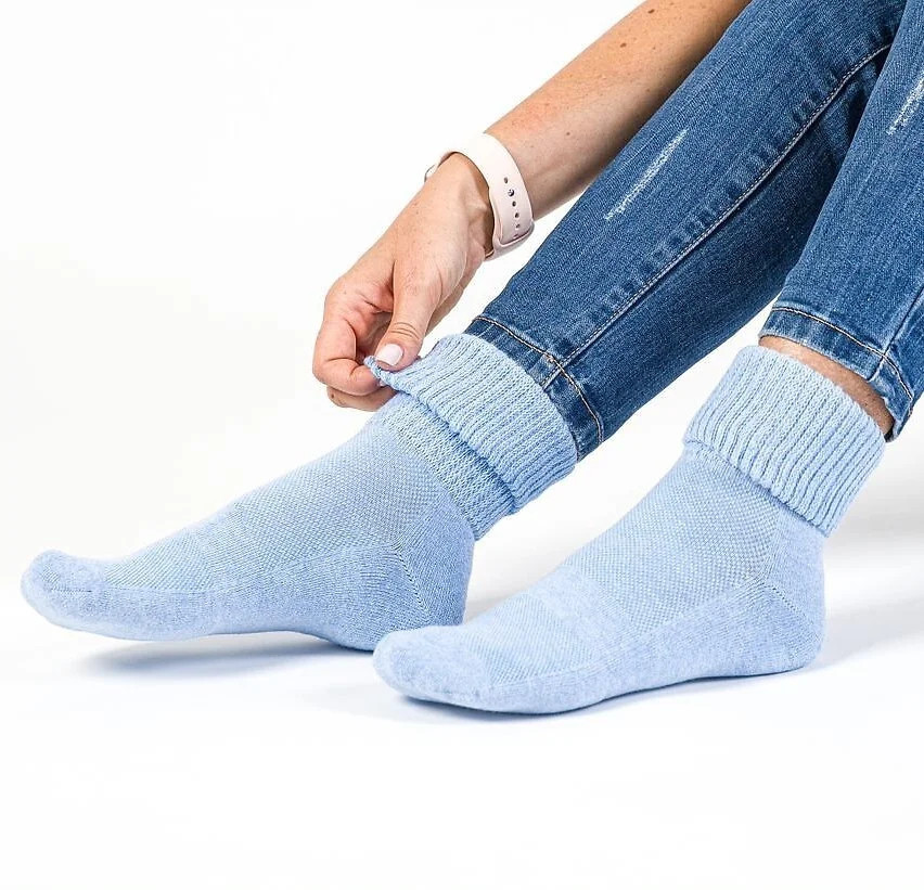 Dámske ponožky art.127 - Steven 35-37 bílá