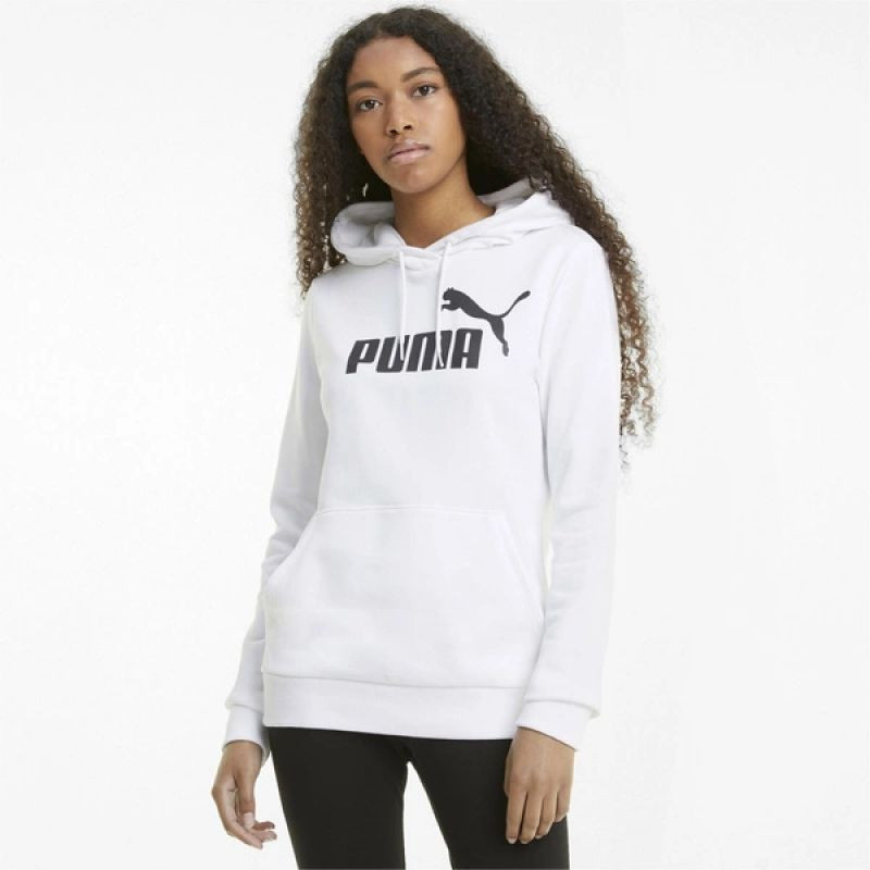 Dámska mikina s potlačou Ess Logo W 586791 02 White - Puma S bílá - vzor