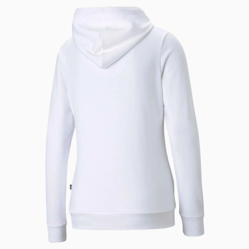 Dámská mikina Ess Logo W 586791 02 Bílá s potiskem - Puma bílá - vzor S