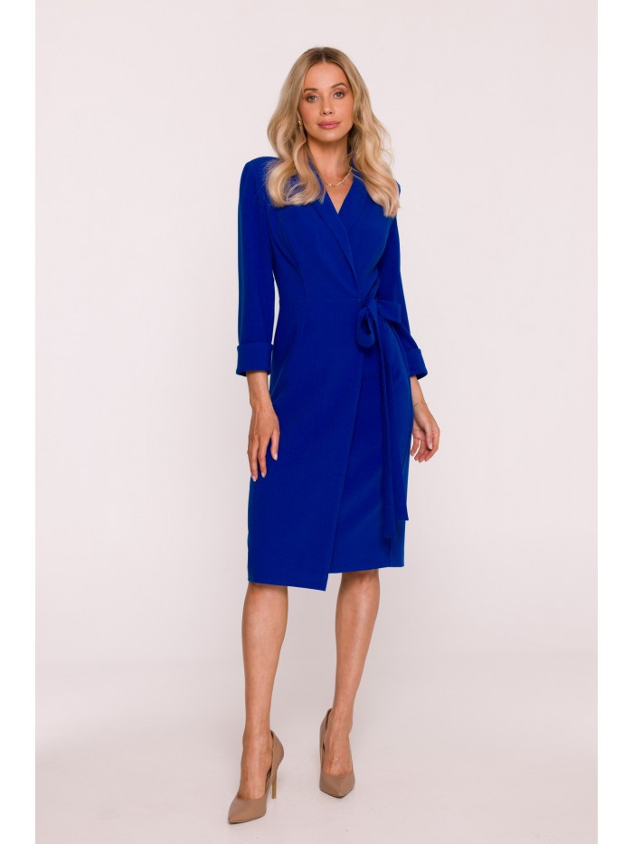 Dámske šaty S415 Royal Blue - Stylove XL Královská modř