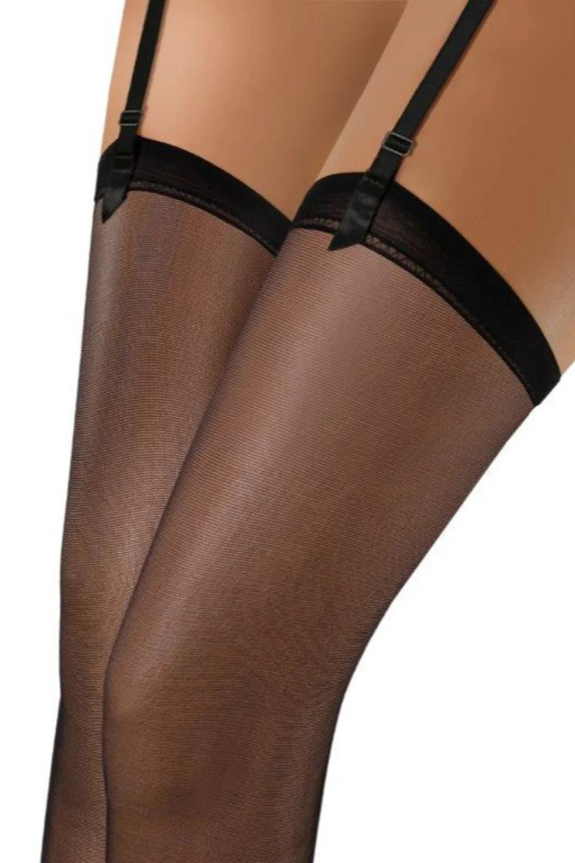 Dámske podväzkové pásy Fashion Line PDP 01 / 20 den - Sesto Senso XL/2XL beige