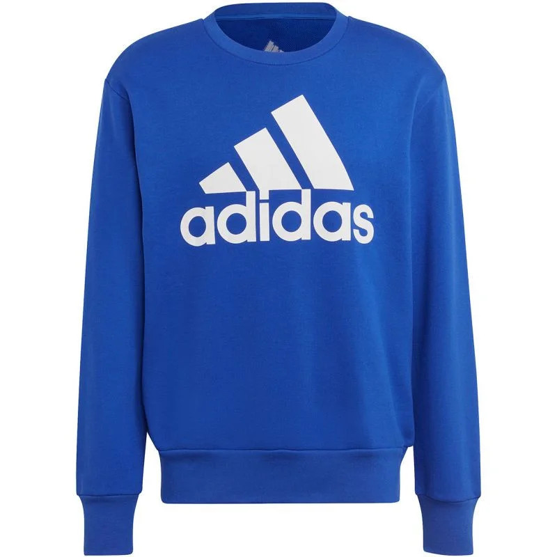 Pánske tričko Essentials French Terry Big Logo M IC9325 Blue - Adidas XL
