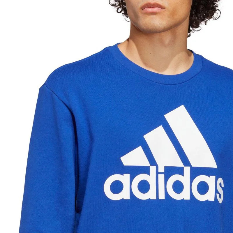 Pánská Mikina Essentials French Terry Big Logo M IC9325 modrá - Adidas XL (obrázek 5)