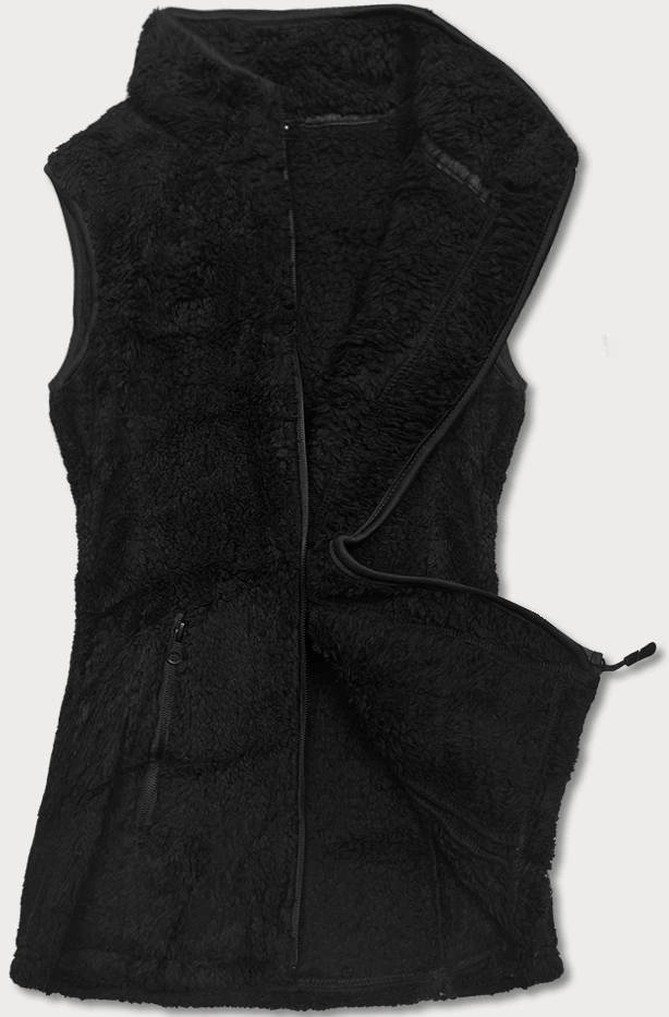 Dámská plyšová vesta HH005-1 Černá - J.STYLE černá M