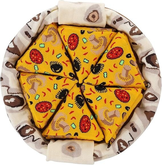 Pánské ponožky Pizza vícebarevné - Crea Socks 41-46 (obrázek 4)
