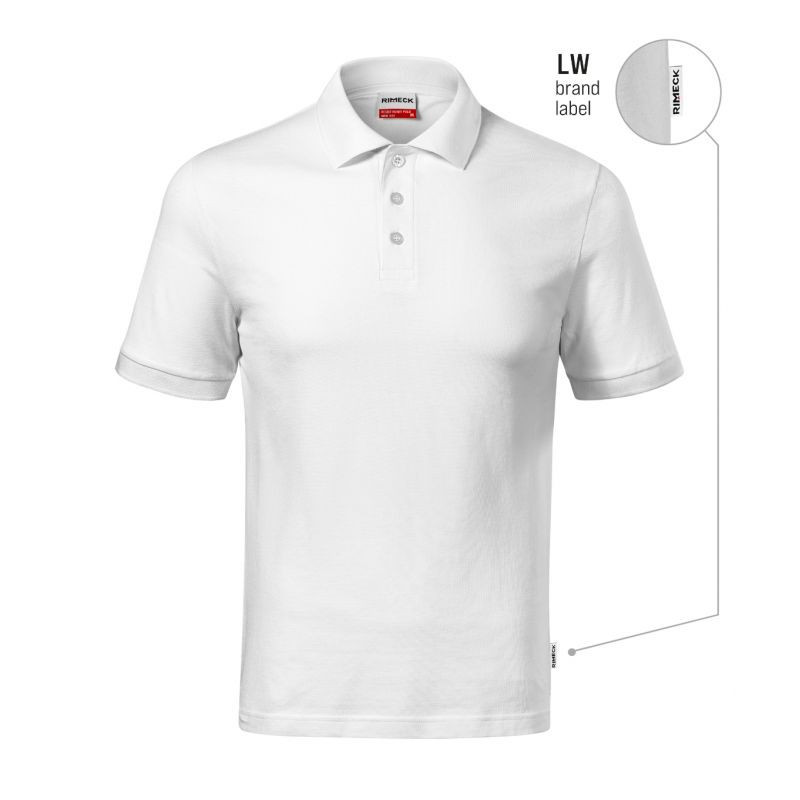Pánske polo tričko Resist Heavy white - Malfini L