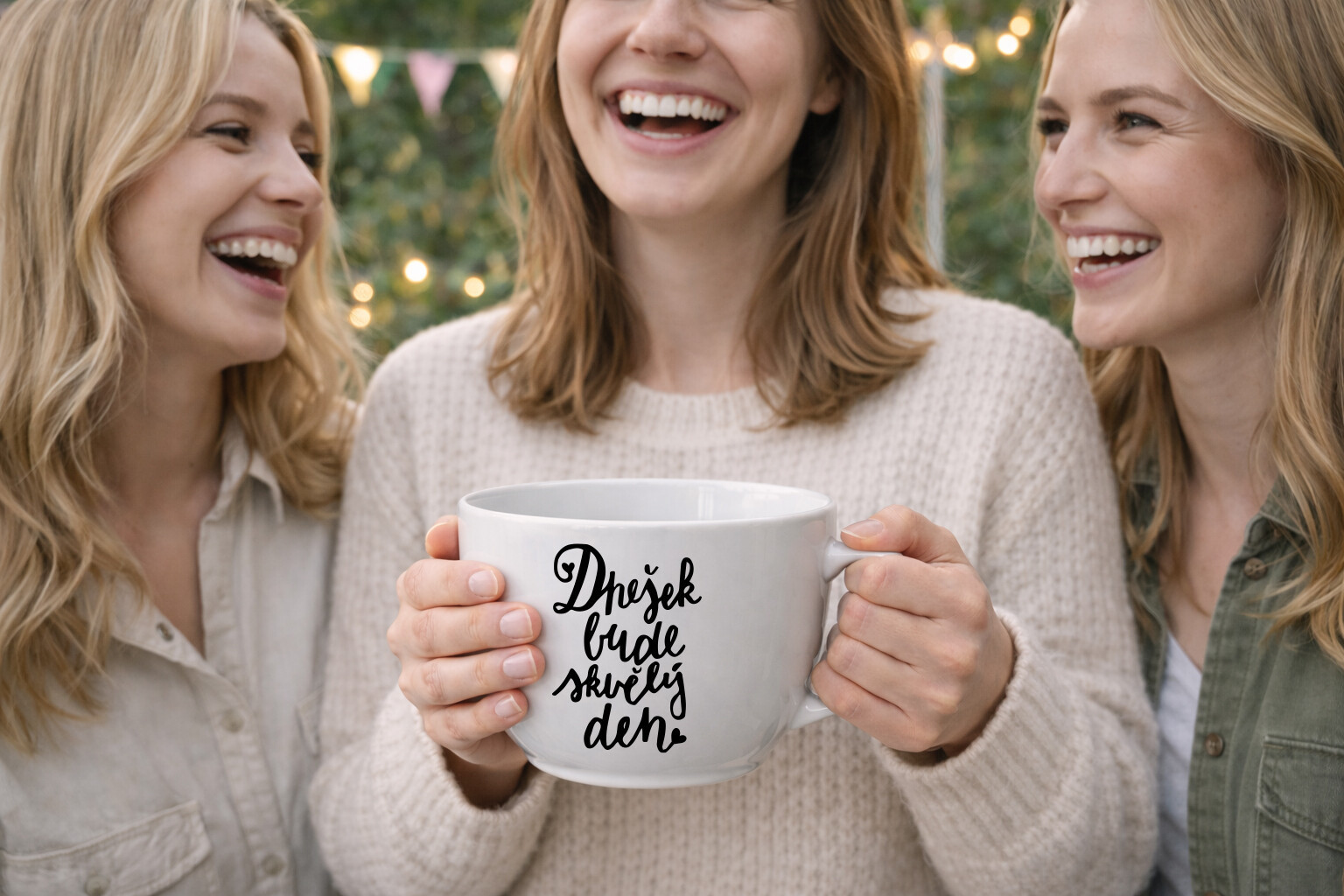 TODAY WILL BE A GREAT DAY - MEGA XXL keramický hrnček 1000 ml