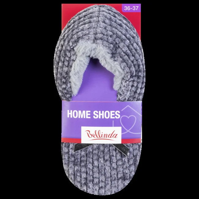 HOME SHOES HOME SHOES Tmavo šedá - BELLINDA 36-37 tmavě šedá