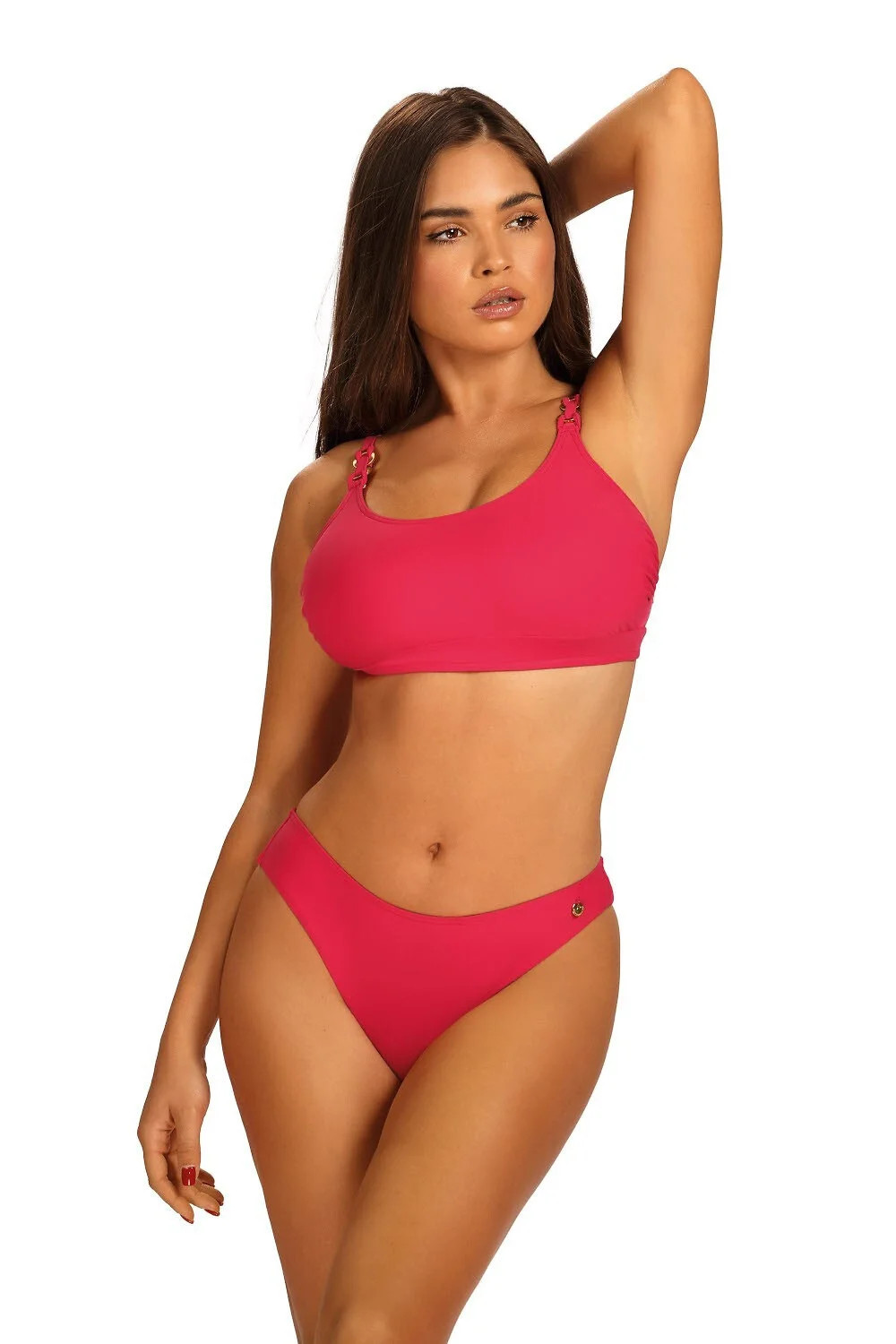 Dámske dvojdielne plavky Bayamon 3 Pink - Self XL