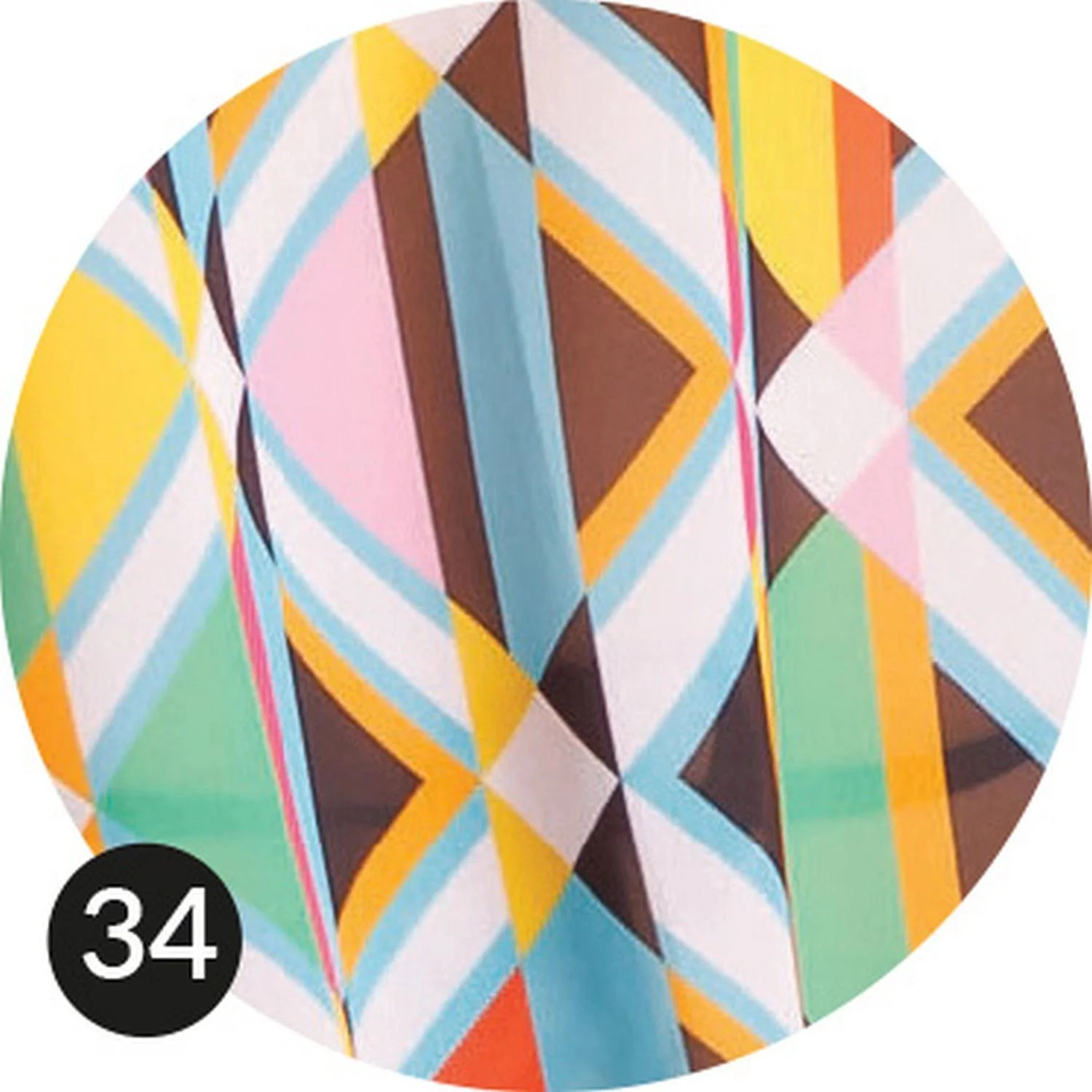 Plážové šaty 11D80SZ 34 modrá-mix - SELF UNI (obrázek 3)