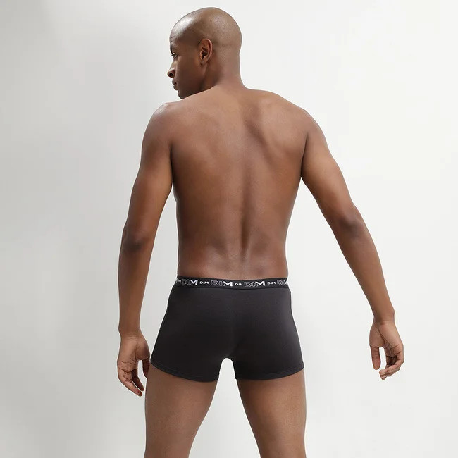 Pánské boxerky 3 ks COTTON STRETCH černé - DIM L (obrázek 3)