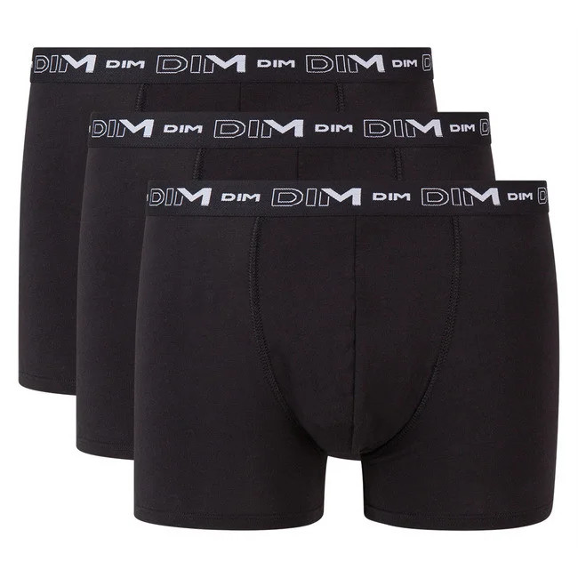 Pánské boxerky 3 ks COTTON STRETCH  černé - DIM L