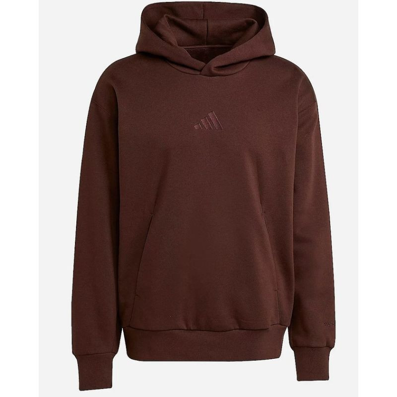 Pánská mikina JX5090 Tmavě hnědá - Adidas tmavě hnědá XL (obrázek 7)