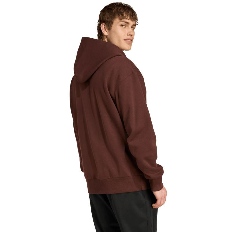 Pánská mikina JX5090 Tmavě hnědá - Adidas tmavě hnědá XL (obrázek 6)