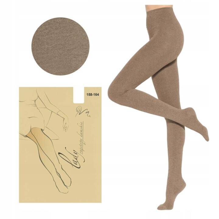E-shop Dámske teplejšie pančuchy U88.000 Beige - Wola Lady 170-176 béžová
