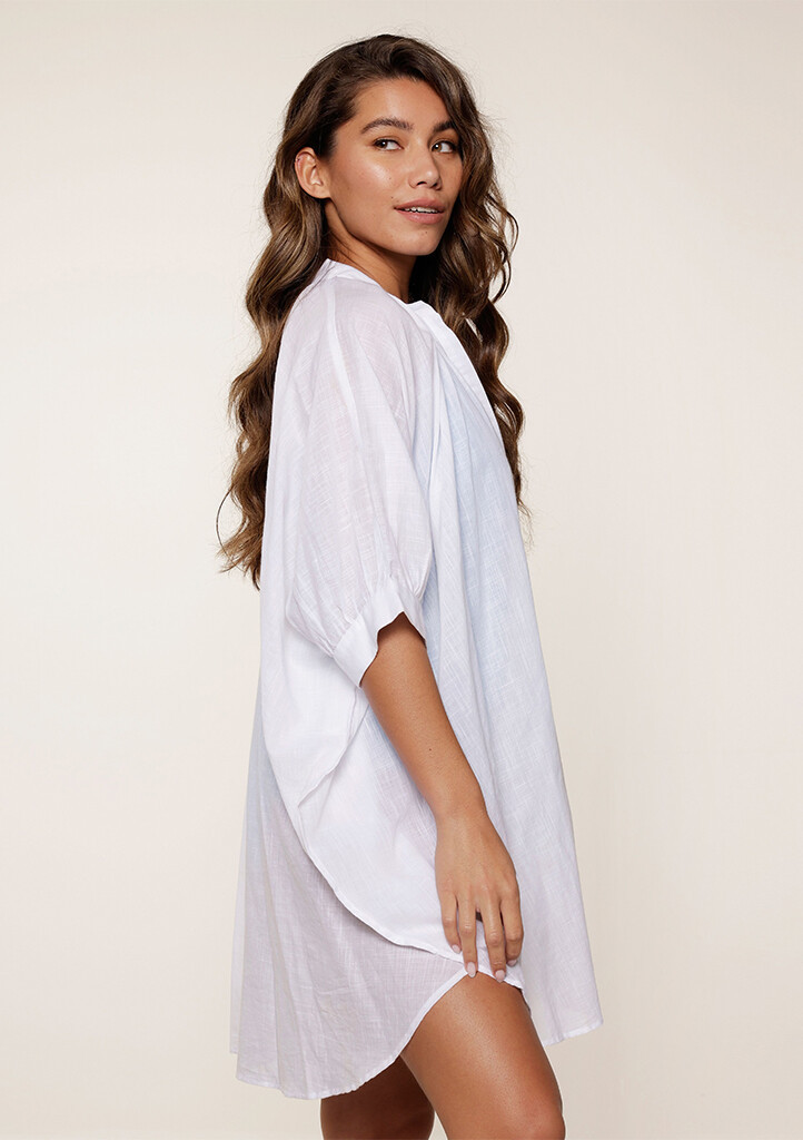 Dámský kaftan 7723 bílá - Lingadore 44/46 (obrázek 3)