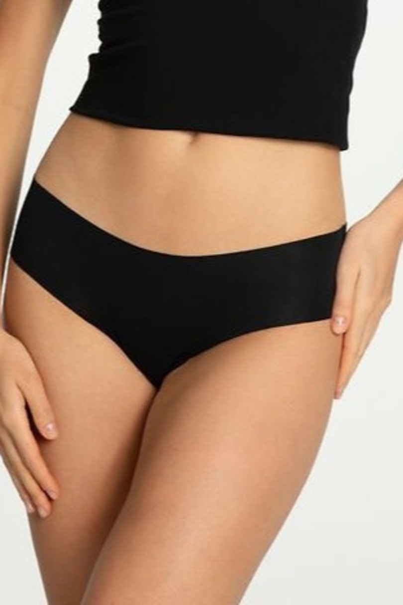 E-shop Bavlnené nohavičky Cotton Mood Classic Black - Julimex L černá