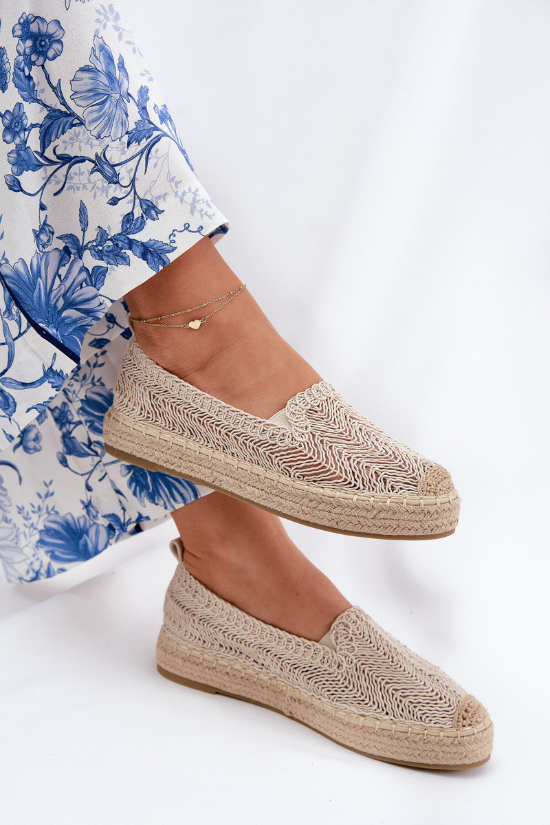 Dámské espadrilky 17392 béžové - Vincenza 38 (obrázek 5)