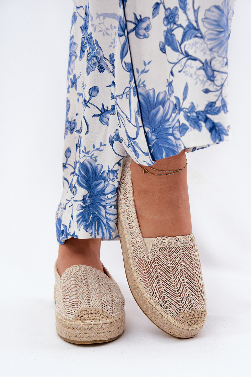 Dámské espadrilky 17392 béžové - Vincenza 38 (obrázek 3)
