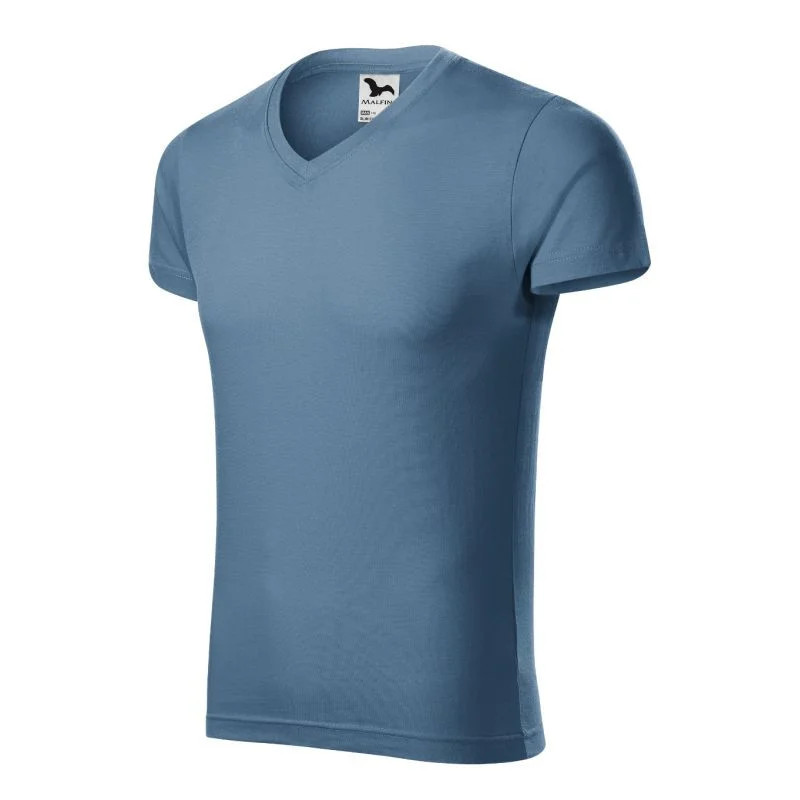 E-shop Pánske tričko slim fit M MLI-14660 petrol - Malfini M