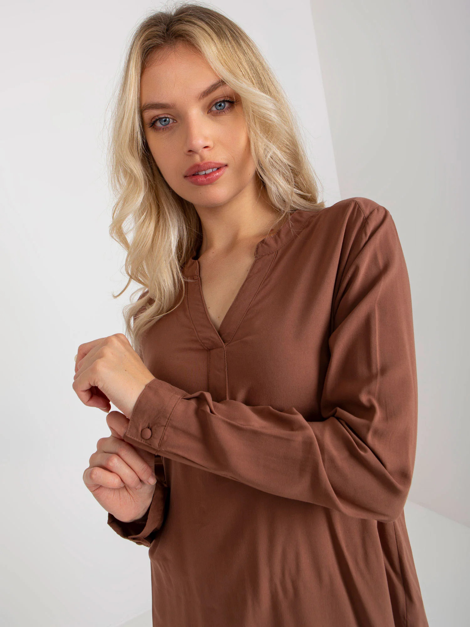 Halenka D73761M11081A hnědá - FPrice XL (obrázek 4)