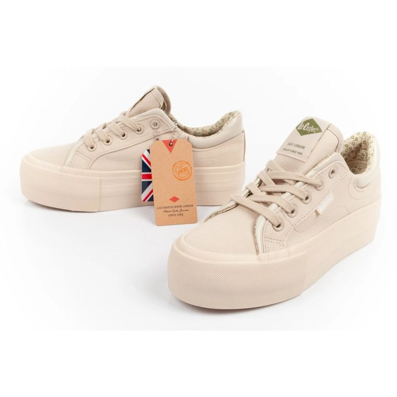 Dámské boty W LCW-24-31-2181L krémové - Lee Cooper  41 (obrázek 10)