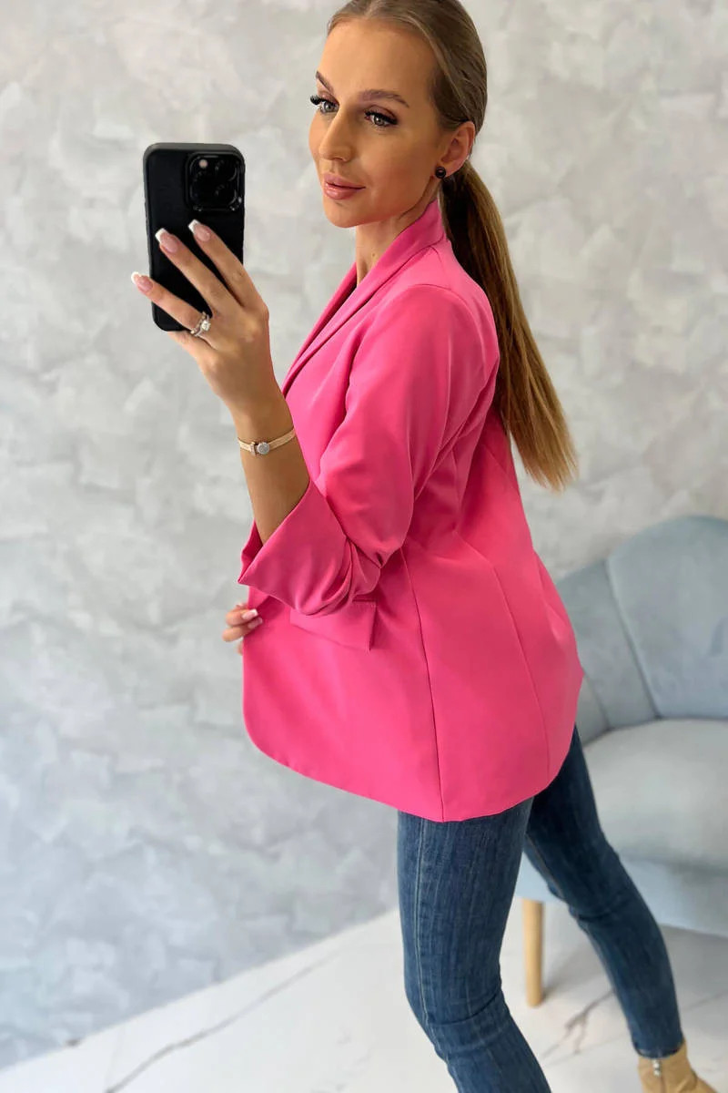 Sako s klopami 23830 růžové - Kesi one size (obrázek 4)