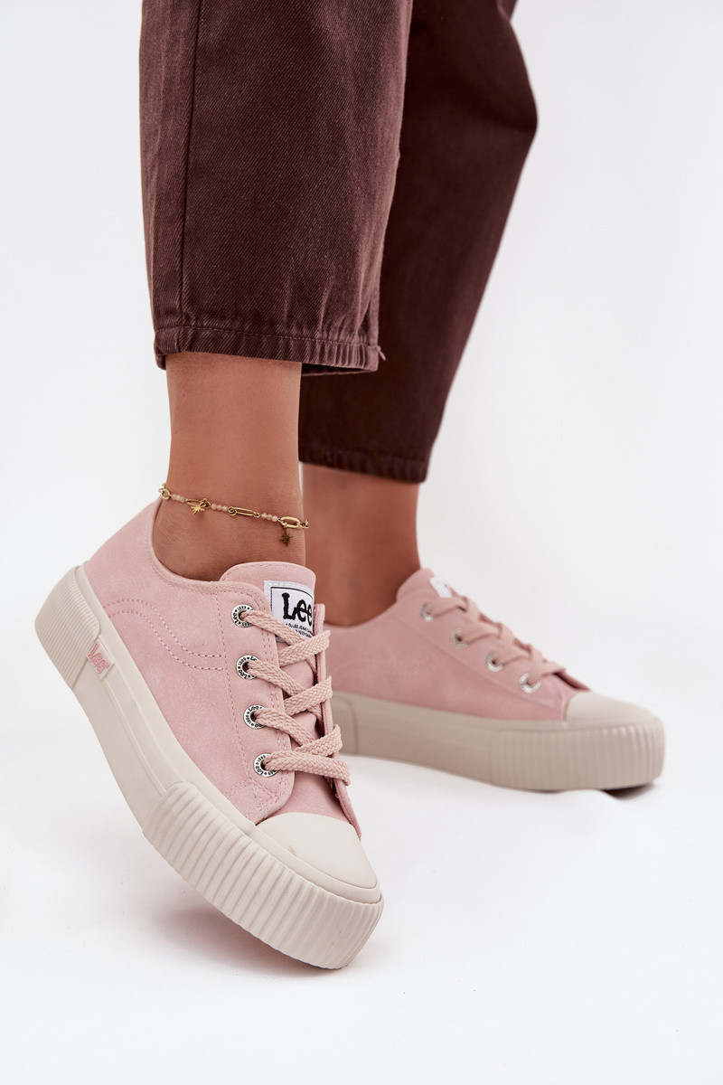 Dámske tenisky LOW 50253001.78E pink - LEE ISLA 38