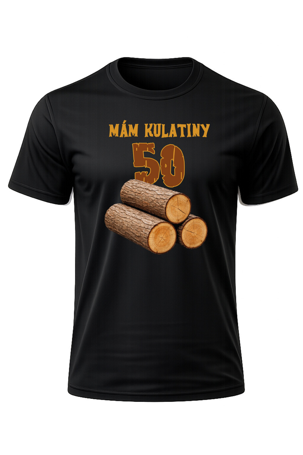 Tričko - Pánske bavlnené tričko s potlačou - I HAVE KULATINY 50 - čierne XL