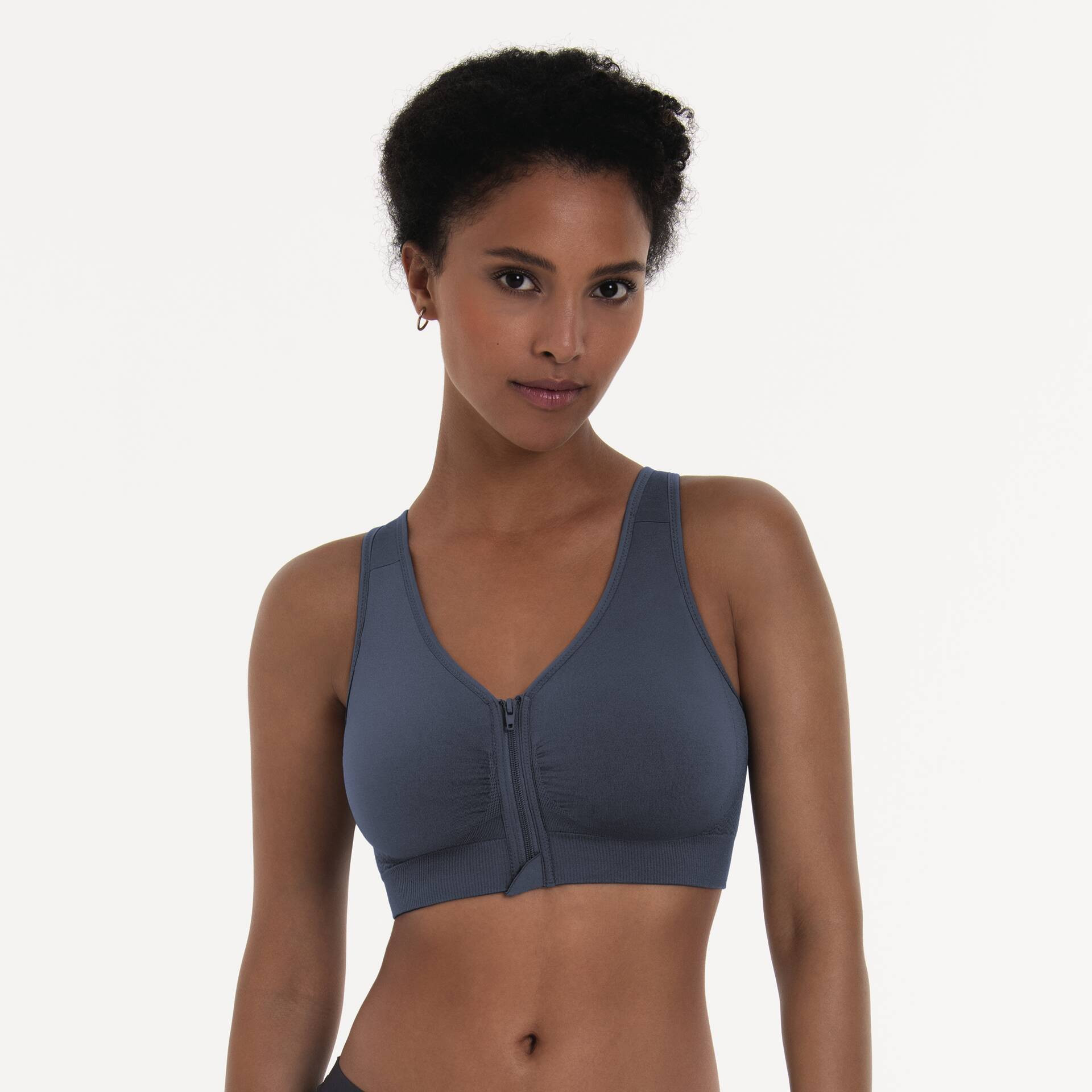 Chirurgická podprsenka zap. vpředu Lynn 5768X sky grey - Anita Care XXL